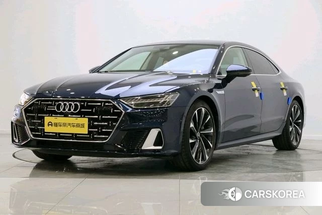 Audi A7L 2021 Синий из Китая, фото 4