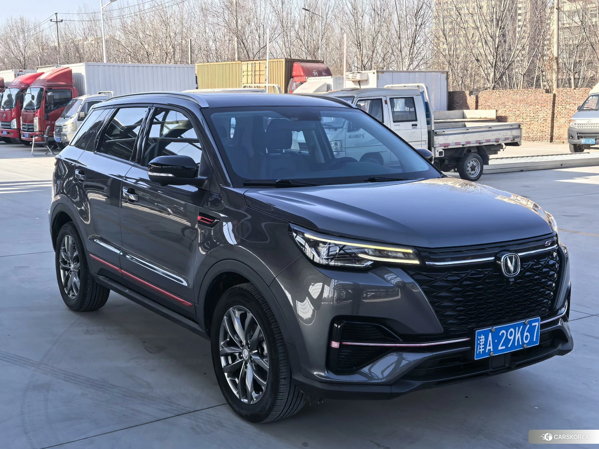 Chang'an CS55 PLUS 2020 Темно-серый из Китая, фото 4
