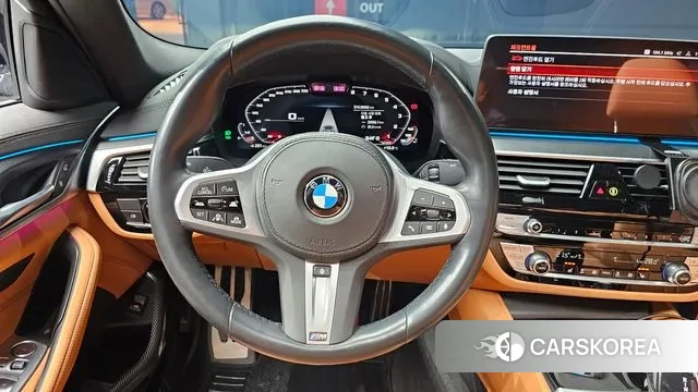 BMW 5 Series (G30) 2023 Черный из Кореи, фото 4