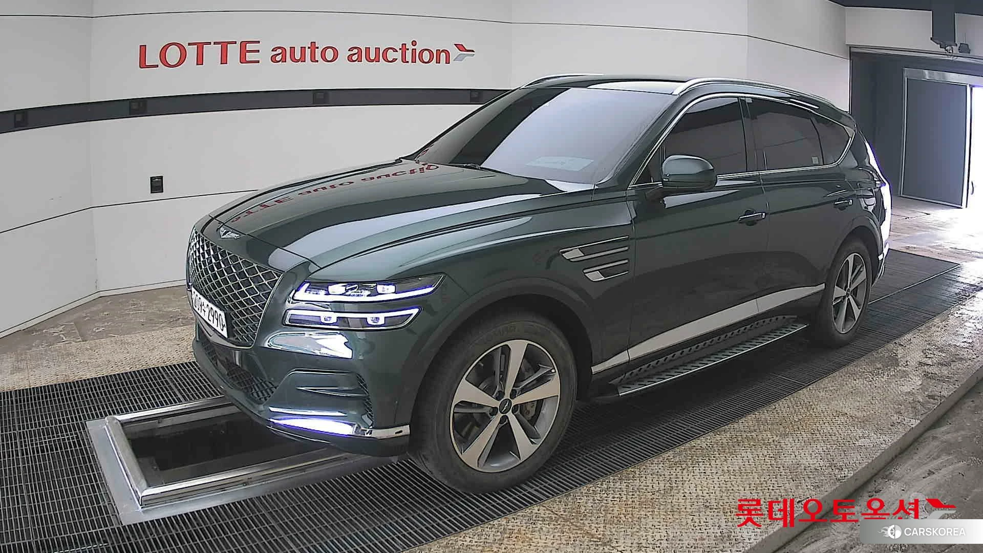 Hyundai GV80 2022 Cardiff Green из Кореи, фото 4