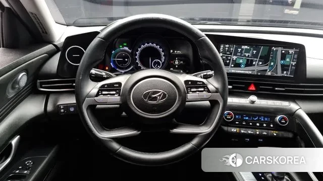 Hyundai Avante Hybrid (CN7) 2021 Белый из Кореи, фото 4