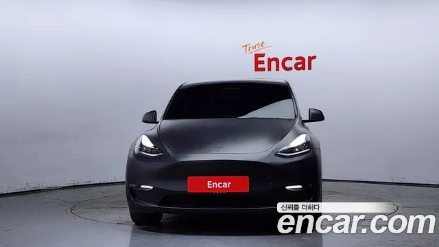 Tesla Model Y 2022 Черный из Кореи, фото 4