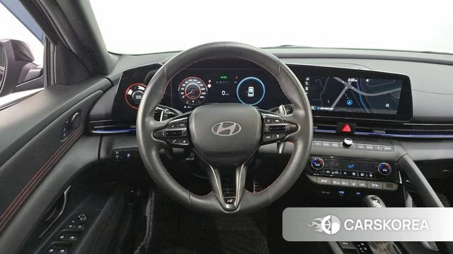 Hyundai The New Avante (CN7) 2024 Черный из Кореи, фото 4