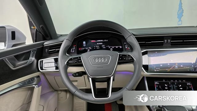Audi A7 (4K) 2021 Серебряный из Кореи, фото 4