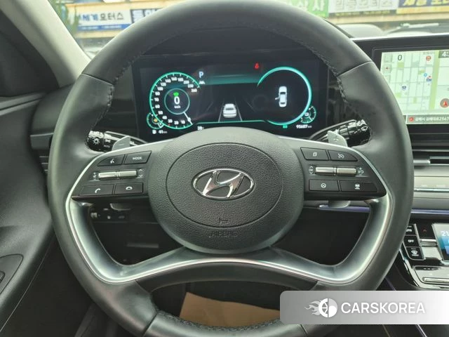 Hyundai The New Grandeur IG Hybrid 2022 Белый из Кореи, фото 4