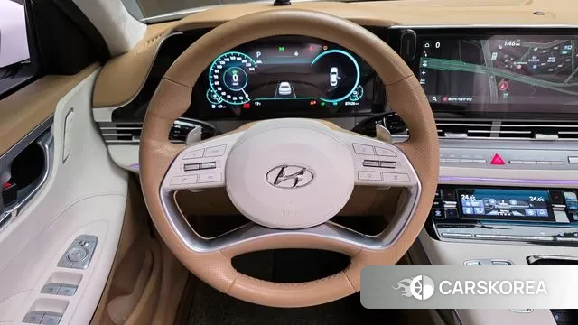 Hyundai The New Grandeur IG Hybrid 2021 Белый из Кореи, фото 4