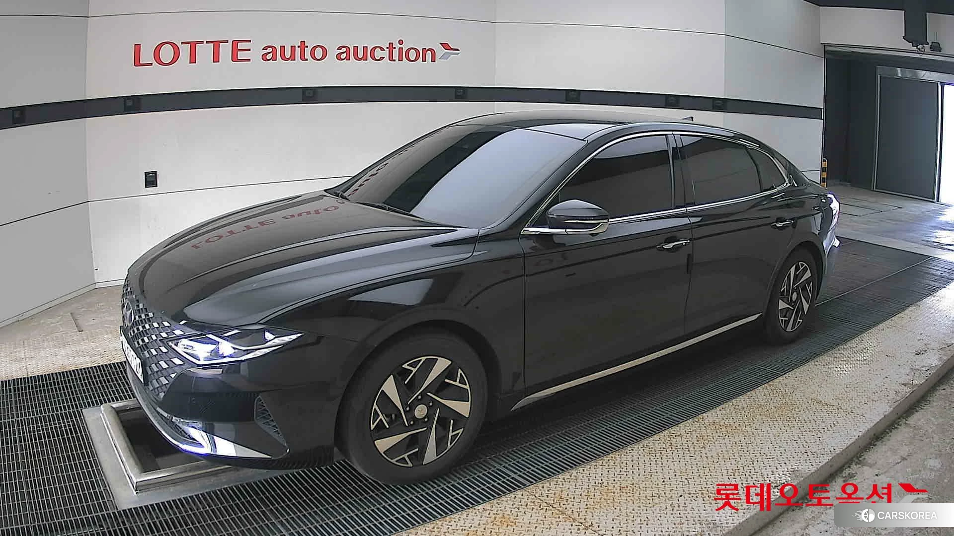 Hyundai Grandeur Hybrid 2022 Midnight Black Pearl из Кореи, фото 4