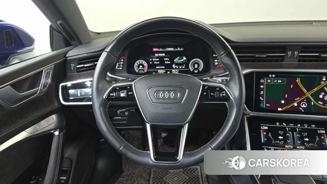 Audi A7 (4K) 2021 Синий из Кореи, фото 4