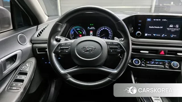 Hyundai Sonata Hybrid (DN8) 2021 Белый из Кореи, фото 4