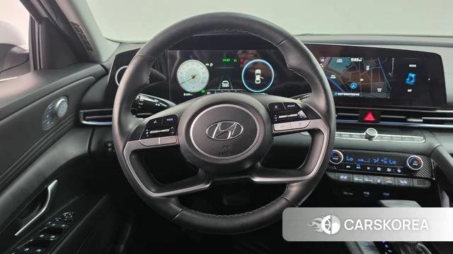 Hyundai Avante Hybrid (CN7) 2021 Белый из Кореи, фото 4