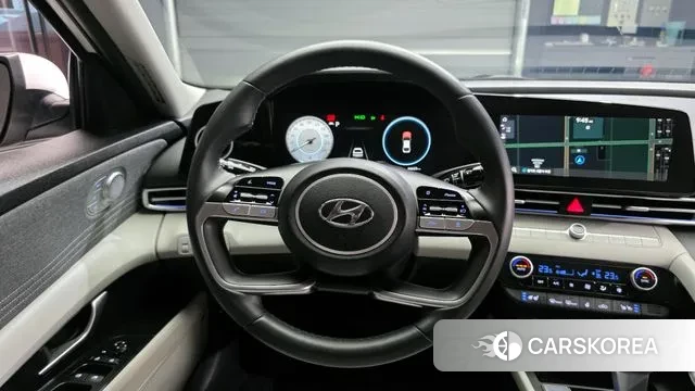 Hyundai Avante Hybrid (CN7) 2021 Белый из Кореи, фото 4