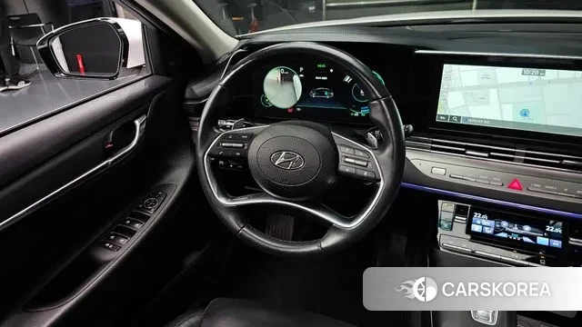 Hyundai The New Grandeur IG Hybrid 2022 Белый из Кореи, фото 4