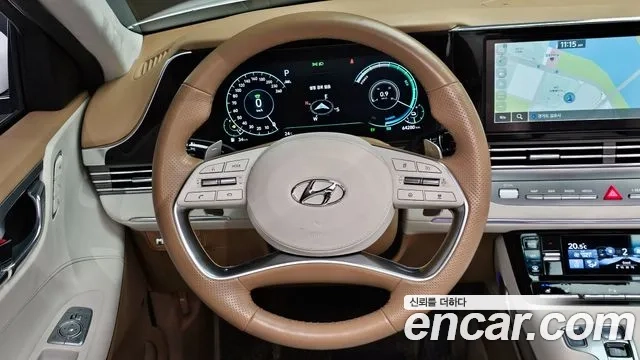 Hyundai The New Grandeur IG Hybrid 2022 Белый из Кореи, фото 4