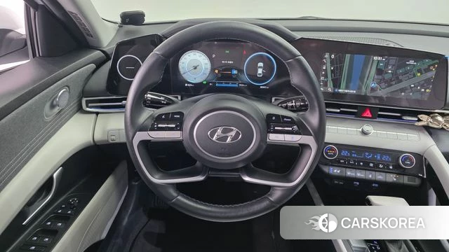 Hyundai Avante Hybrid (CN7) 2022 Белый из Кореи, фото 4