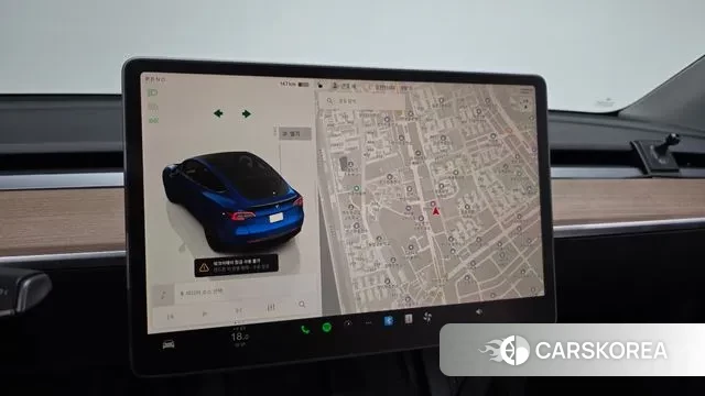 Tesla Model Y 2022 Синий из Кореи, фото 4