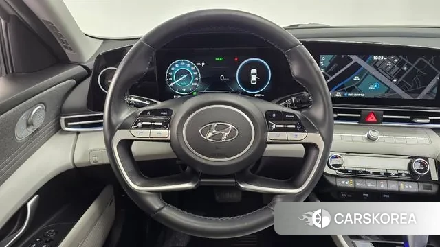 Hyundai Avante Hybrid (CN7) 2022 Серебристо-серый из Кореи, фото 4