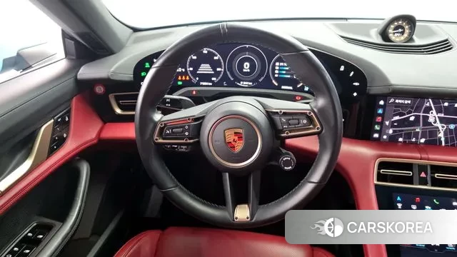 Porsche Taycan 2021 Небесно-голубой из Кореи, фото 4