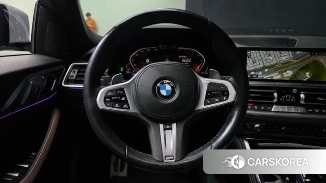 BMW 4 Series (G22) 2021 Светло-серебряный цвет из Кореи, фото 4