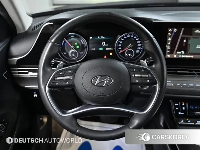Hyundai The New Grandeur IG Hybrid 2020 Черный из Кореи, фото 4