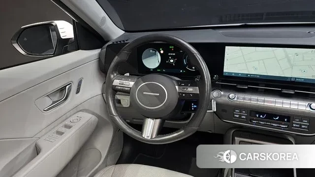 Hyundai Kona Hybrid (SX2) 2023 Белый из Кореи, фото 4