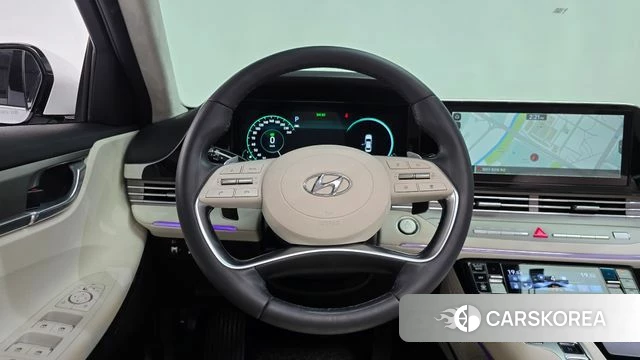 Hyundai The New Grandeur IG Hybrid 2022 Белый из Кореи, фото 4