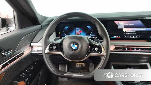 BMW 7 Series (G70) 2022 Черный из Кореи, фото 4