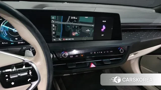 Kia K8 Hybrid 2023 Белый из Кореи, фото 4