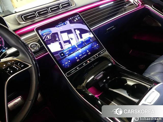 Mercedes-Benz S-Class W223 2022 Темно-зеленый из Кореи, фото 4