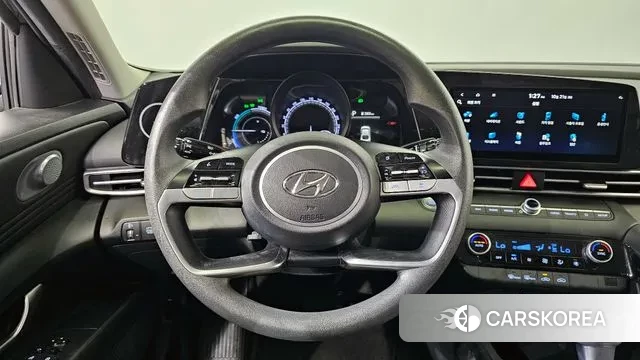 Hyundai Avante Hybrid (CN7) 2021 Черный из Кореи, фото 4