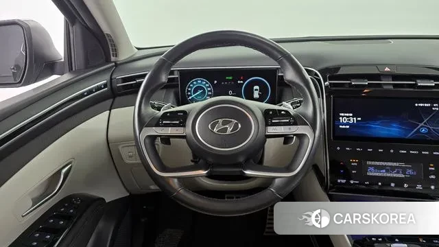 Hyundai Tucson Hybrid (NX4) 2021 Серый из Кореи, фото 4