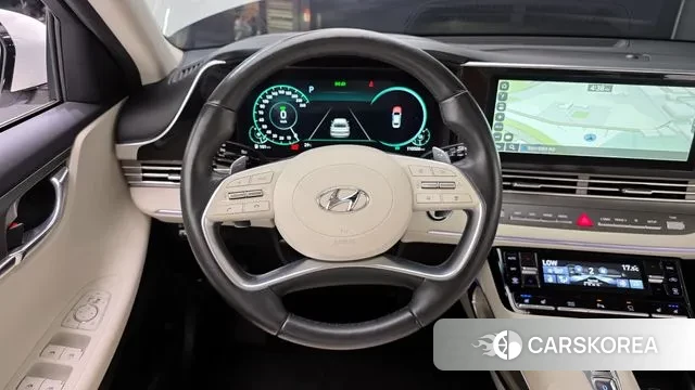 Hyundai The New Grandeur IG Hybrid 2022 Белый из Кореи, фото 4