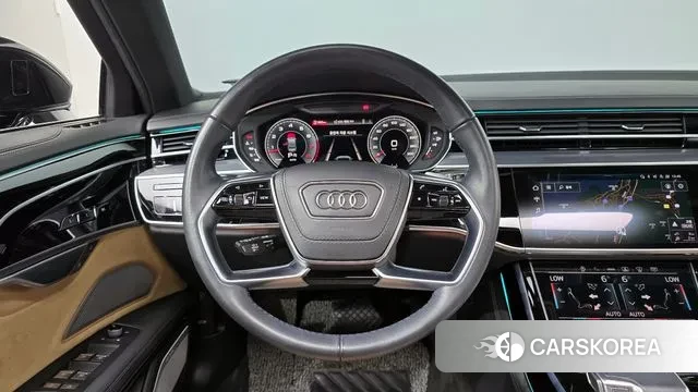 Audi A8 (D5) 2021 Черный из Кореи, фото 4