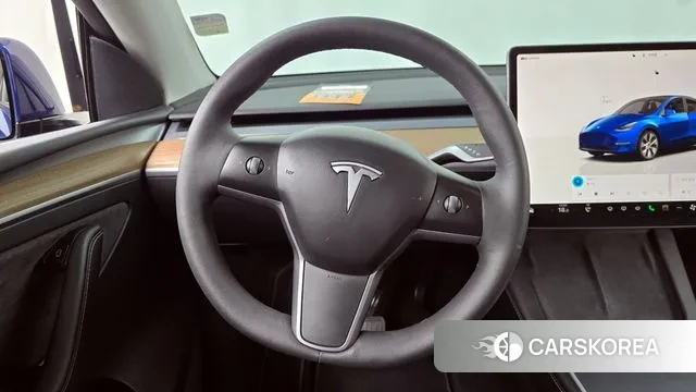 Tesla Model Y 2022 Синий из Кореи, фото 4
