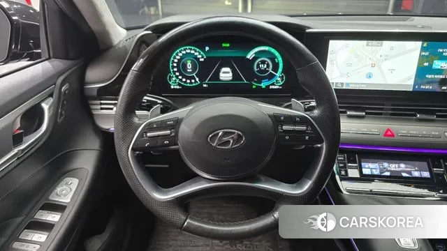 Hyundai The New Grandeur IG Hybrid 2020 Черный из Кореи, фото 4