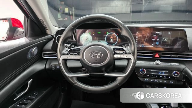 Hyundai Avante Hybrid (CN7) 2020 Красный из Кореи, фото 4