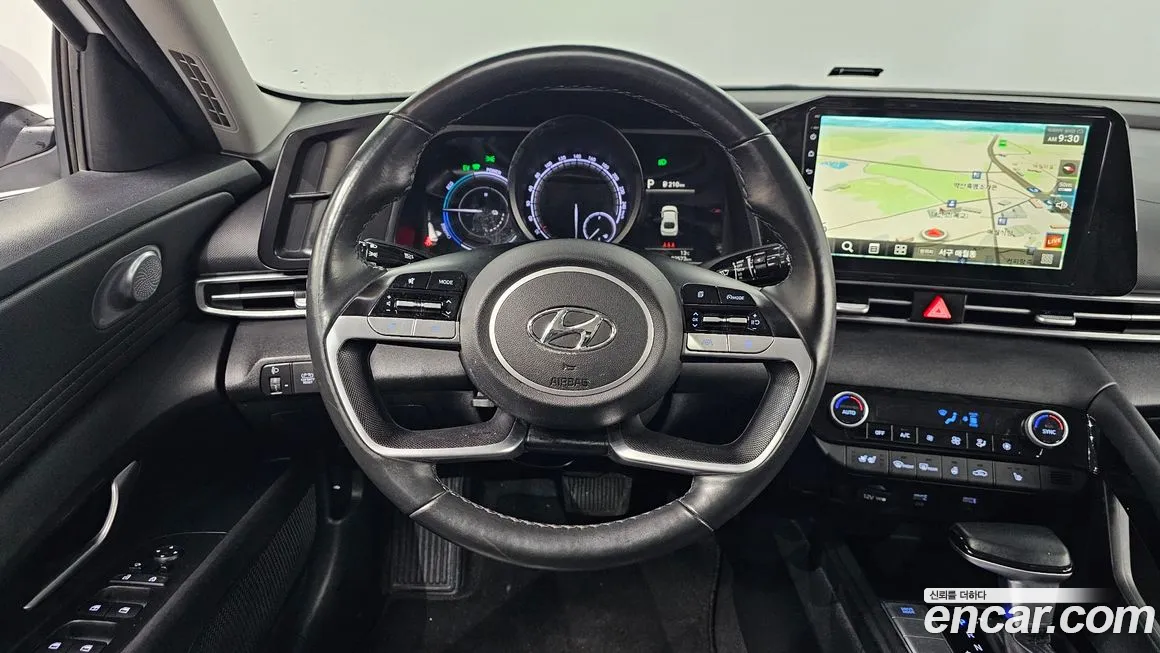 Hyundai Avante Hybrid (CN7) 2021 Белый из Кореи, фото 4