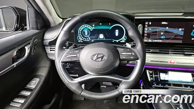 Hyundai The New Grandeur IG Hybrid 2021 Черный из Кореи, фото 4