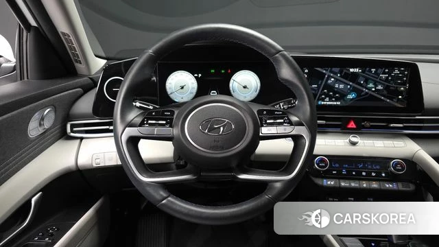 Hyundai Avante Hybrid (CN7) 2022 Белый из Кореи, фото 4