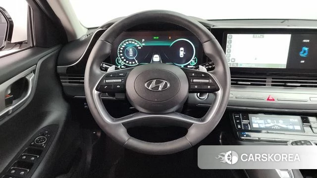 Hyundai The New Grandeur IG Hybrid 2021 Белый из Кореи, фото 4