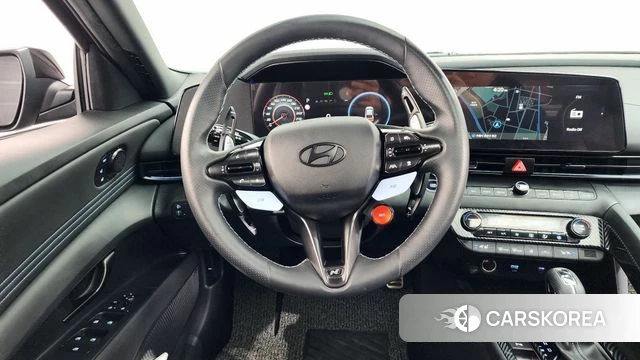 Hyundai The New Avante (CN7) 2024 Черный из Кореи, фото 4