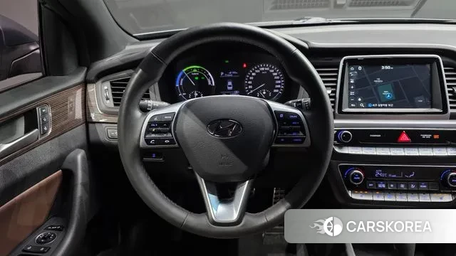 Hyundai Sonata New Rise Hybrid 2018 Серый из Кореи, фото 4