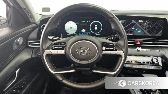 Hyundai Avante Hybrid (CN7) 2021 Белый из Кореи, фото 4