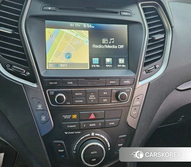 Hyundai Santa Fe The Prime 2018 Серебряный из Кореи, фото 4