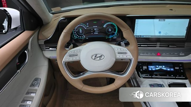 Hyundai The New Grandeur IG Hybrid 2022 Белый из Кореи, фото 4