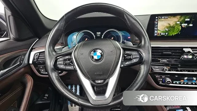 BMW 5 Series (G30) 2018 Синий из Кореи, фото 4