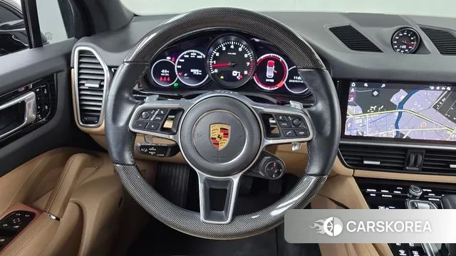 Porsche Cayenne (PO536) 2021 Черный из Кореи, фото 4