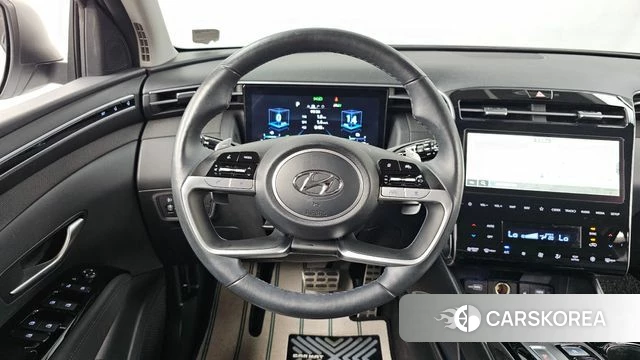 Hyundai Tucson Hybrid (NX4) 2022 Белый из Кореи, фото 4