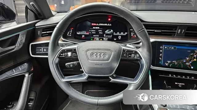Audi A7 (4K) 2022 Синий из Кореи, фото 4