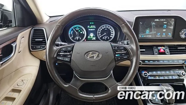 Hyundai Grandeur IG Hybrid 2019 Черный из Кореи, фото 4