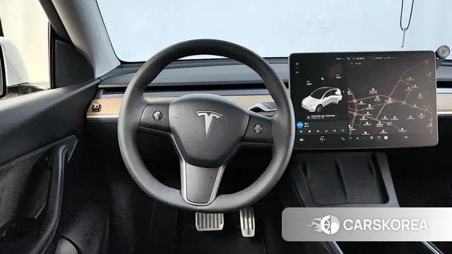 Tesla Model Y 2021 Белый из Кореи, фото 4